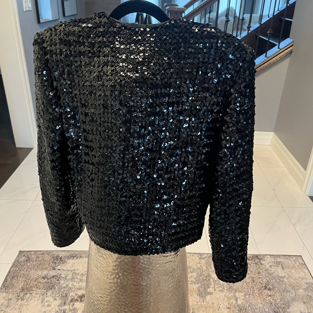 COPY - 1+1 size 10 vintage, sparkling, sequin, disco, dinner, jacket, gala even… - Picture 12 of 17